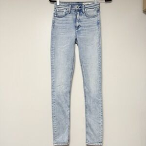 Rag And Bone Nina High Rise Skinny Blue Jeans Women's Size 24